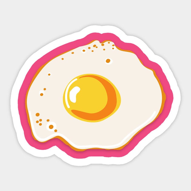 Egg Sticker by hereticwear